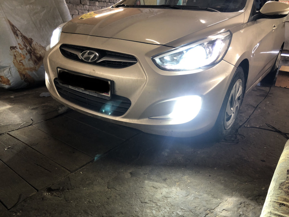 Первое изменение это Тонировка и свет 💡 — Hyundai Solaris (1G), 1,6 л ...