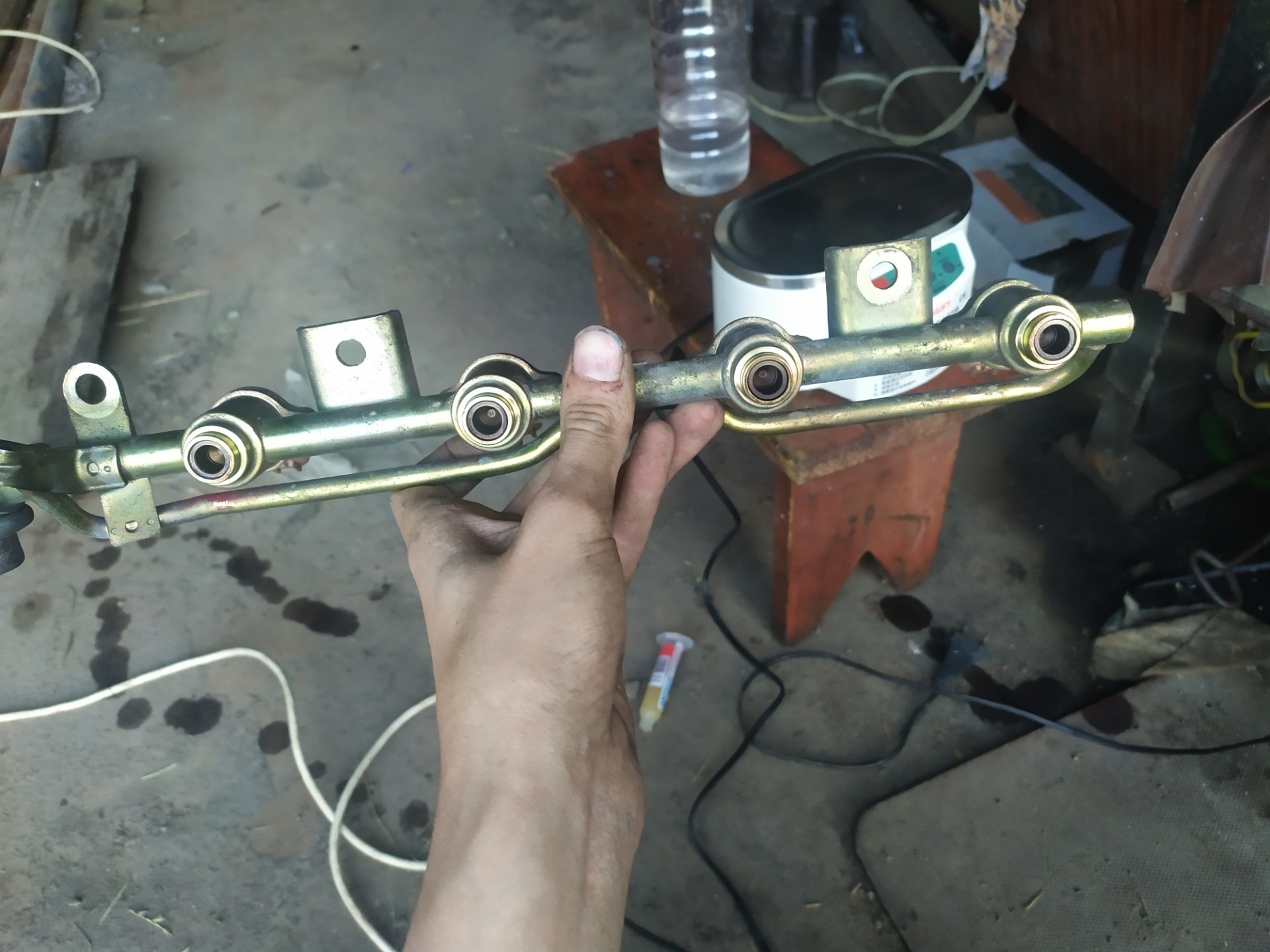 Чистка(промывка) форсунок с боковой подачей — Nissan Wingroad (Y10), 1 ...