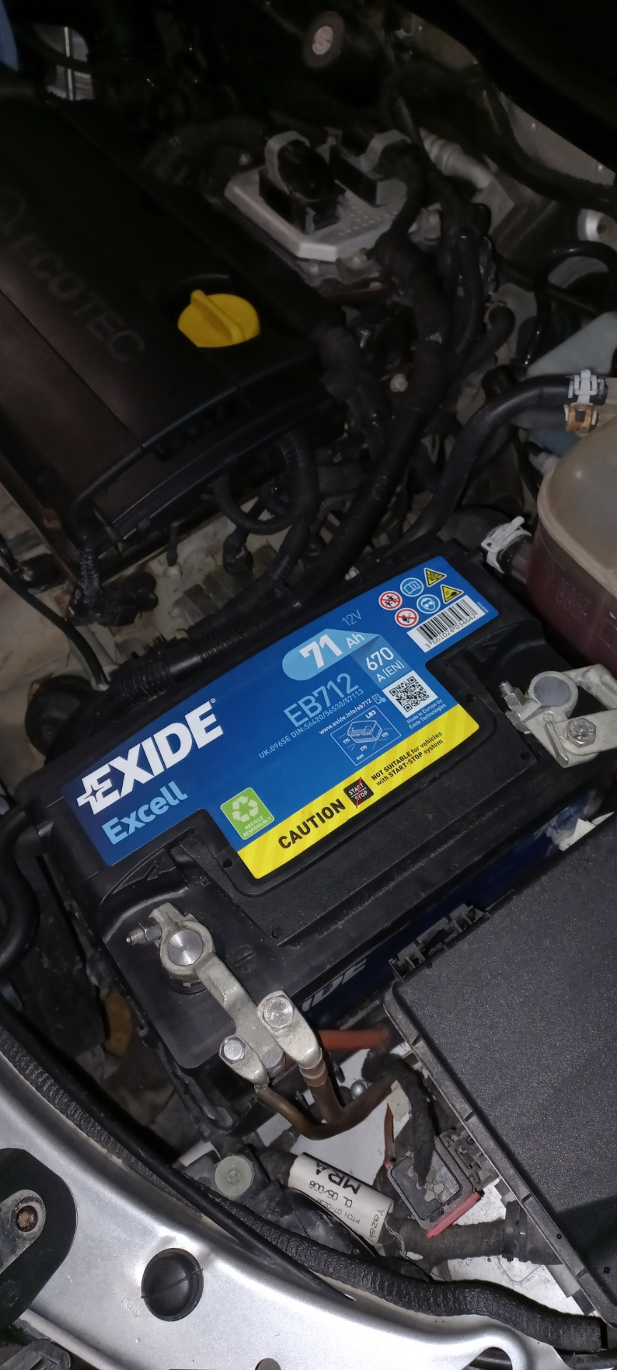 Новый АКБ — Opel Astra H, 1,6 л, 2008 года | электроника | DRIVE2