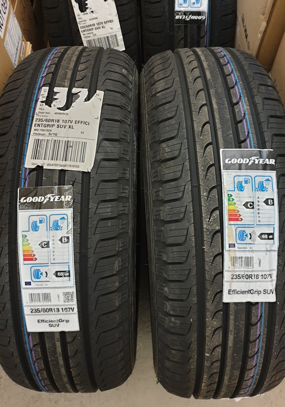 Резина на лето GOODYEAR EFFICIENTGRIP SUV — Subaru Outback (BS), 2,5 л ...