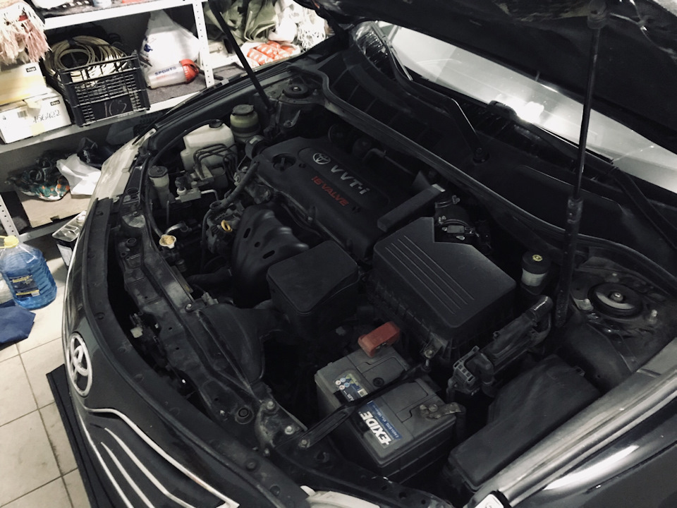 Покраска кожуха выпускного коллектора — Toyota Camry (XV40), 2,4 л ...