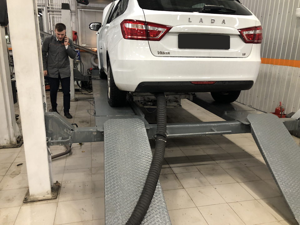 ТО-0 и страсти-мордасти. Начало. — Lada Vesta SW, 1,8 л, 2019 года ...