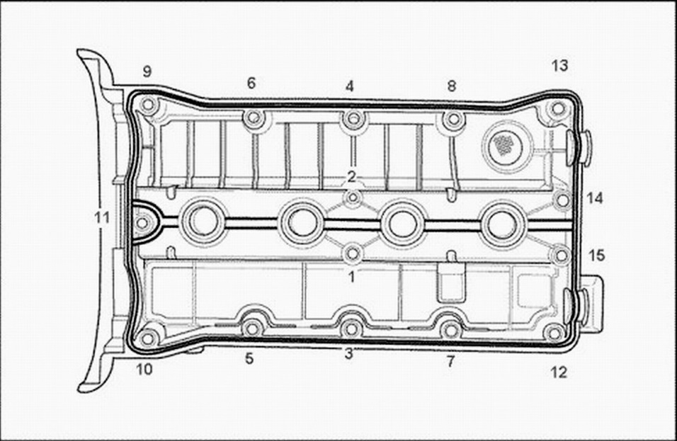 N55 порядок затяжки клапанной крышки