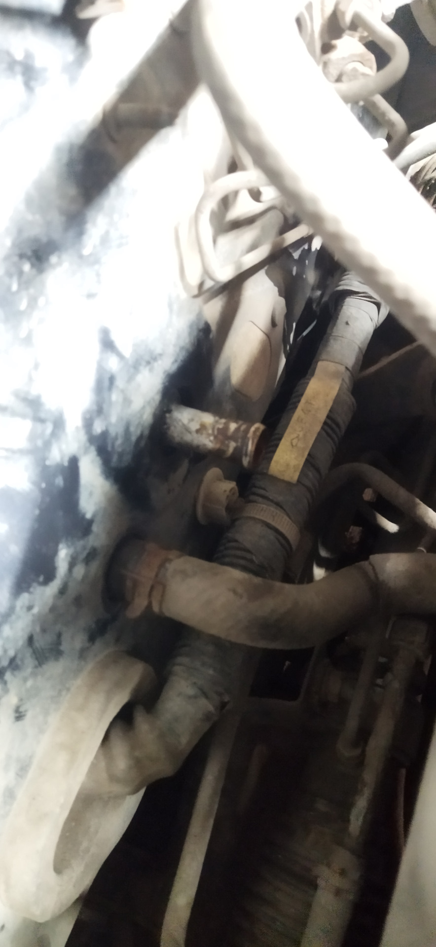 Ревизия патрубков охлаждения на печку — Mazda 626 V (GF), 2 л, 1997 ...