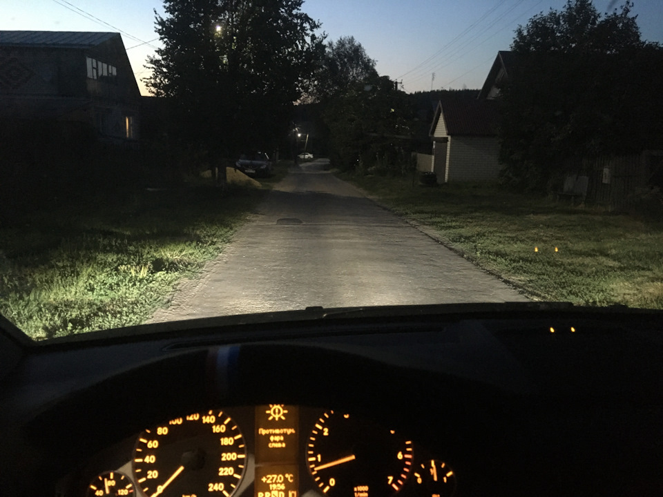 Противотуманные LED-фары — Mercedes-Benz B-Class (W245), 1,7 л, 2009 ...