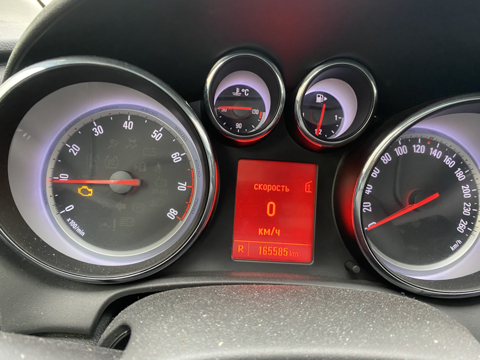 Низкая производительность катализатора bank 1 — Opel Astra J, 1,6 л ...