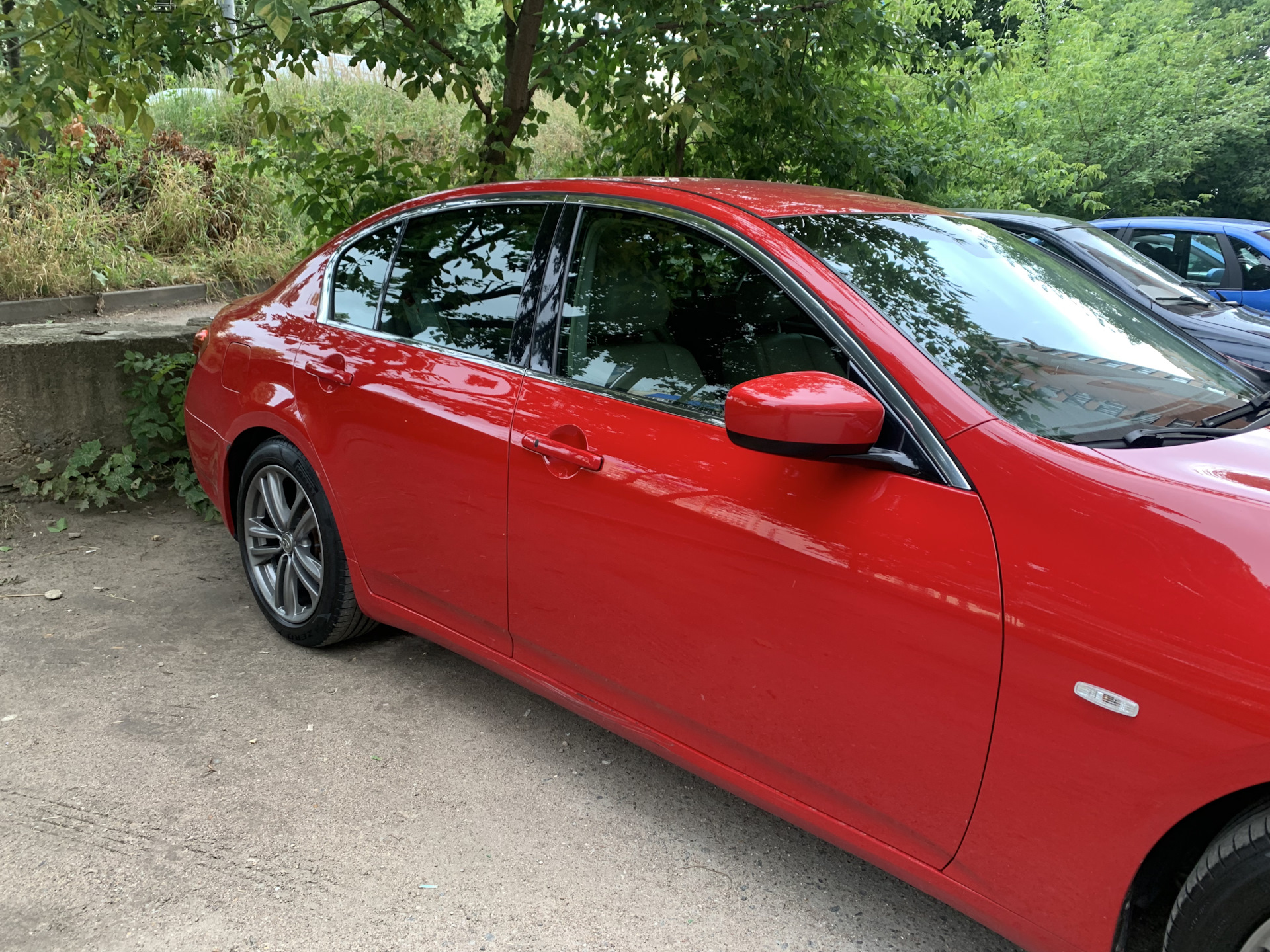 Тонировка в круг 50% Xpel — Infiniti G25, 2,5 л, 2011 года | стайлинг ...