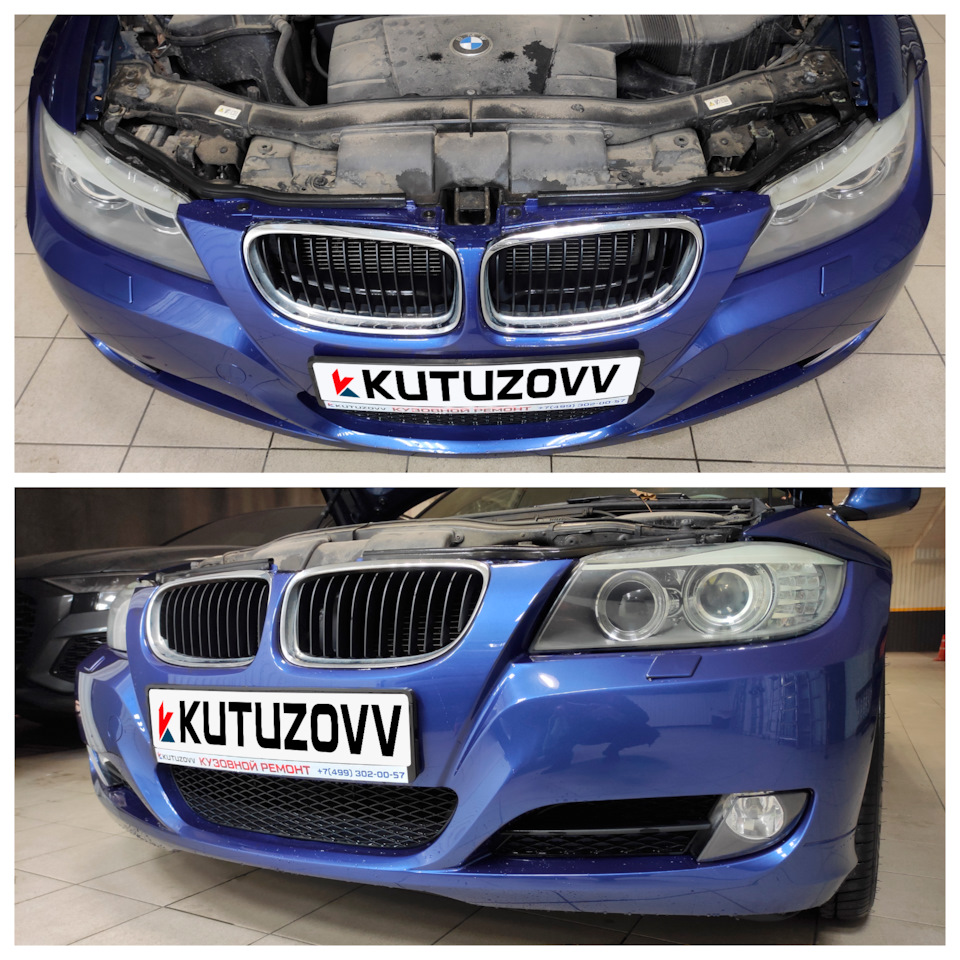 Покраска переднего бампера BMW 3 | KUTUZOVV — KUTUZOVV на DRIVE2