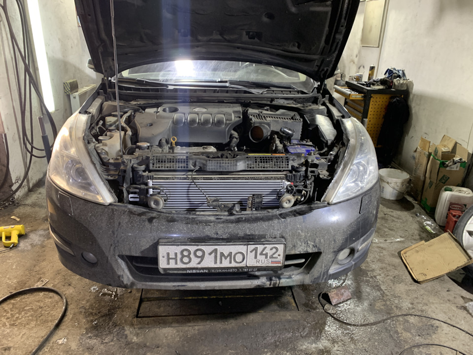 В процессе — Nissan Teana (J32). Запчасти на фото: 1787Q7