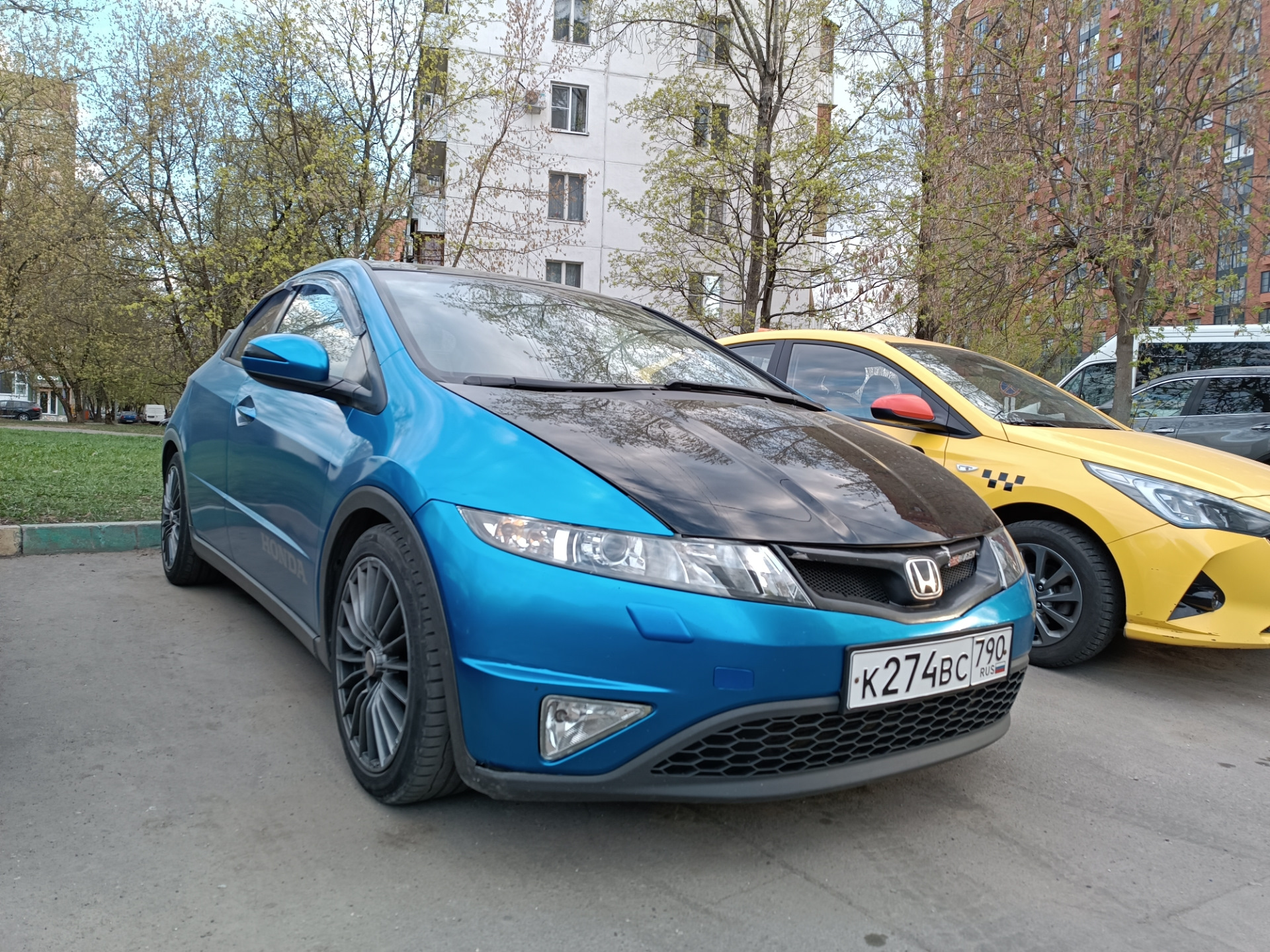 Обновил фары. — Honda Civic 5D (8G), 1,8 л, 2008 года | тюнинг | DRIVE2