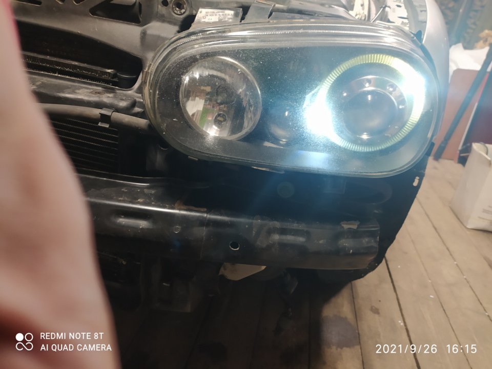 Светодиоды в головной свет — Volkswagen Golf Variant (Mk4), 1,6 л, 2002 ...