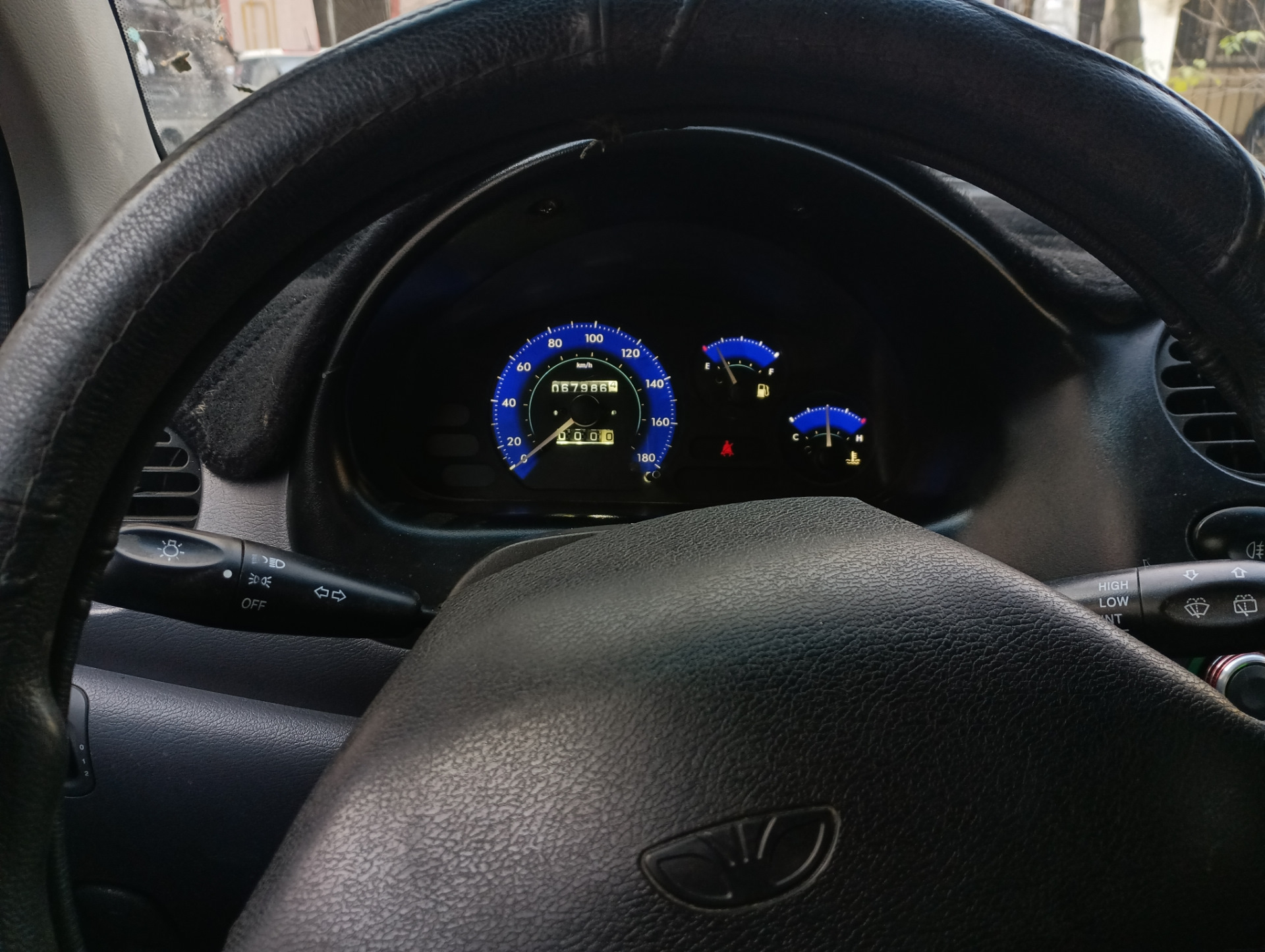 Новая подсветка щитка. — Daewoo Matiz (M100, M150), 0,8 л, 2014 года ...