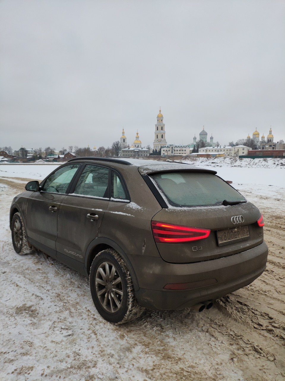 Поездка в Дивеево. Автогамак для собак — Audi Q3 (1G), 2 л, 2012 года |  путешествие | DRIVE2