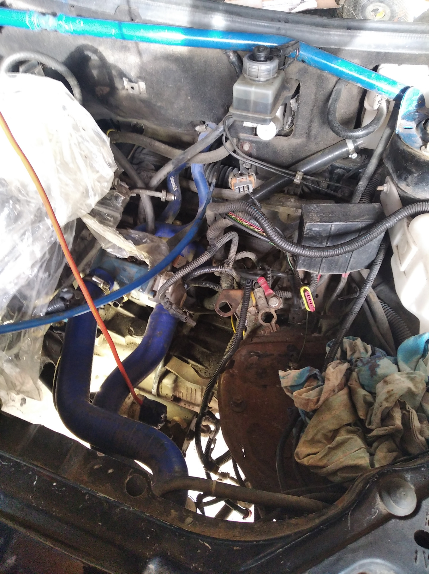 Замена 126 двигателя на 124 — Lada Приора седан, 1,6 л, 2007 года ...