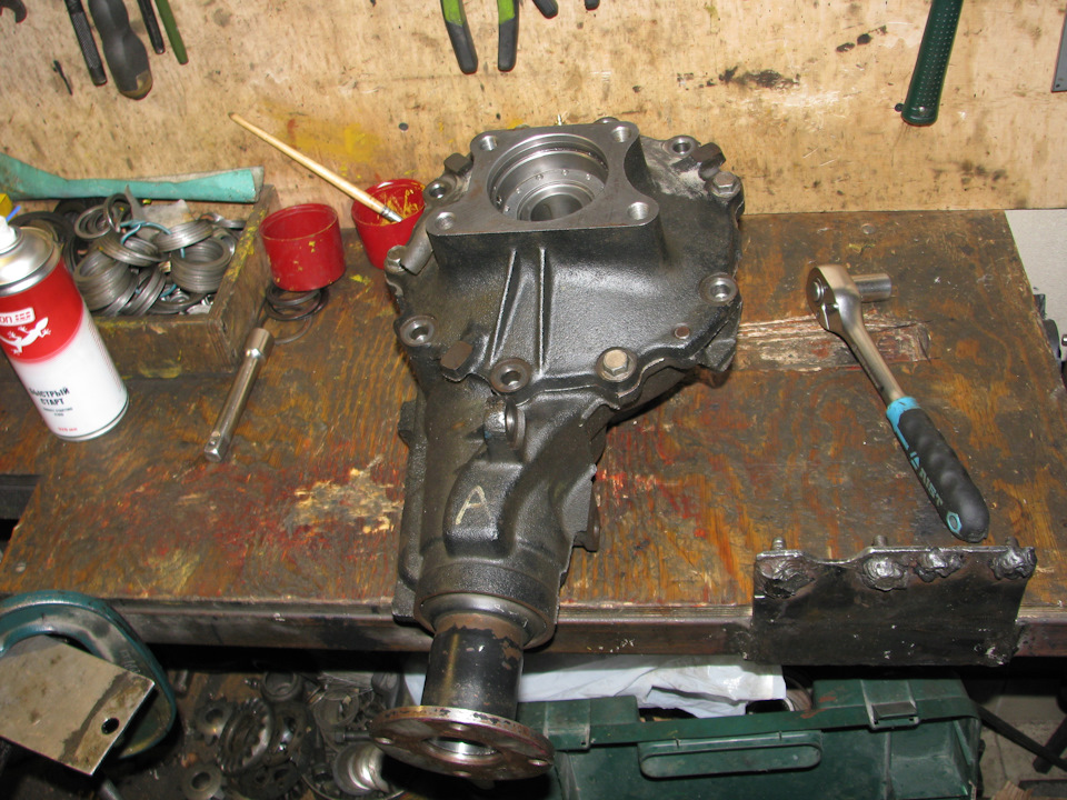 Установка блокировки HF AIR LOCKER RD90 в передний редуктор Prado 95 ...