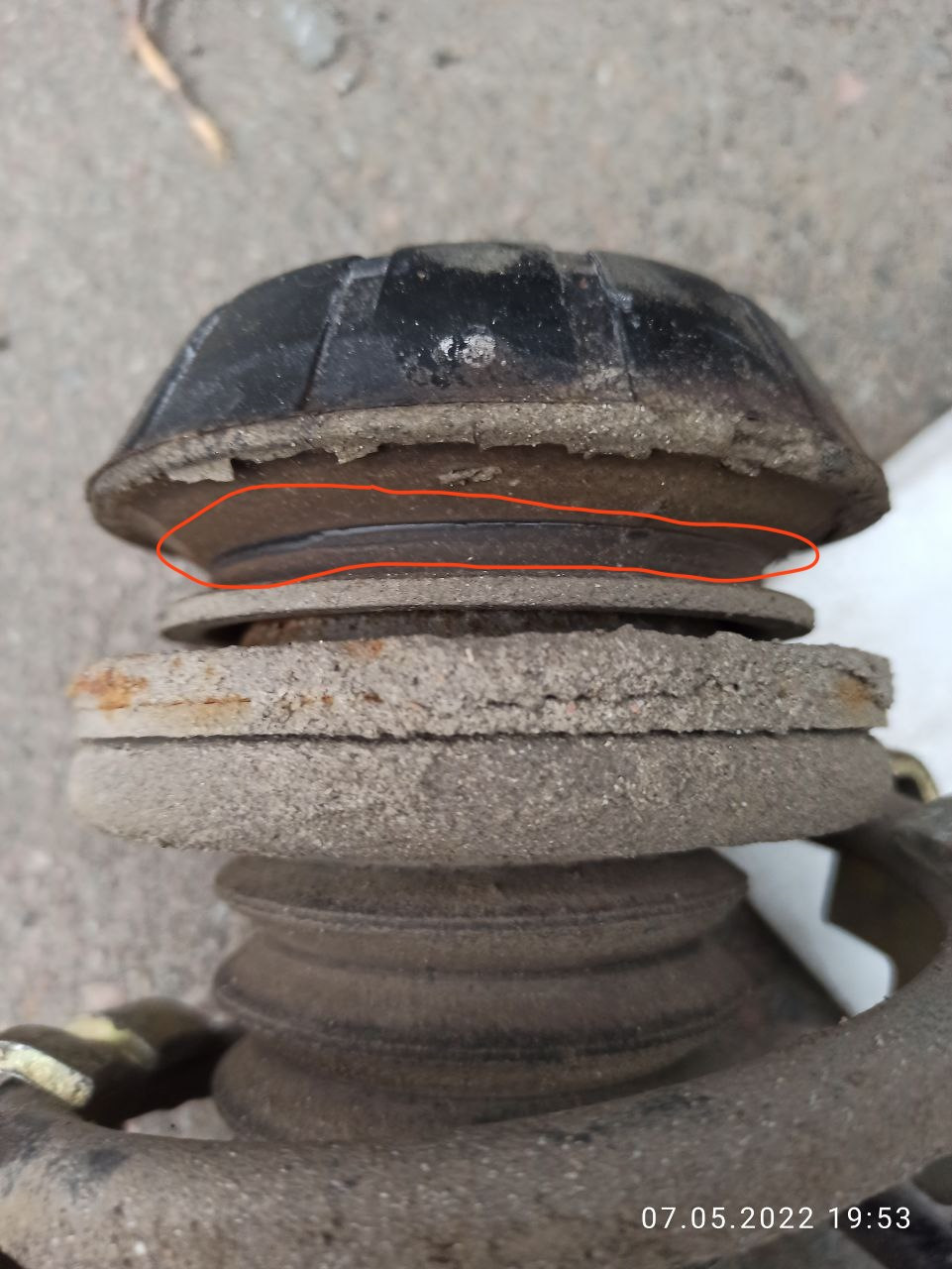 Опорная подушка+подшипник Suzuki SX4 new — Suzuki SX4 (2G), 1,6 л, 2014 ...