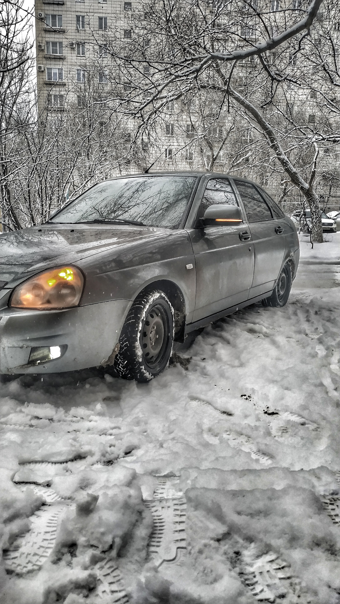 Изучаем новые позы, или как я менял трос сцепления))) — Lada Приора  хэтчбек, 1,6 л, 2011 года | поломка | DRIVE2