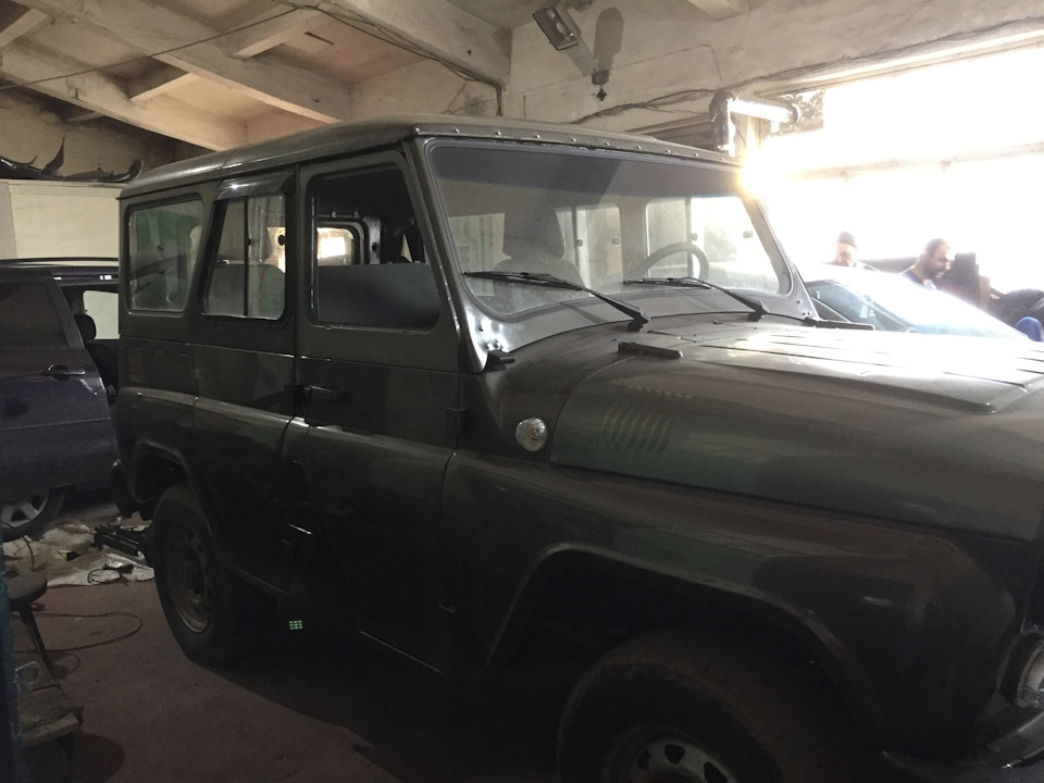 Отогнал в малярку. — УАЗ 315195 Hunter, 2,7 л, 2007 года | своими ...