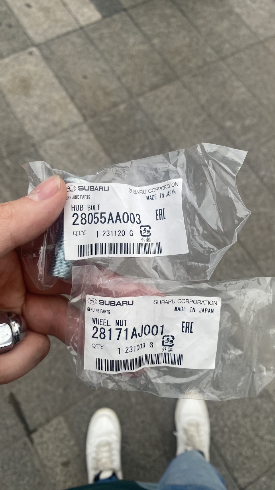 Фото в бортжурнале Subaru Levorg (VM). Запчасти на фото: 28171AJ001