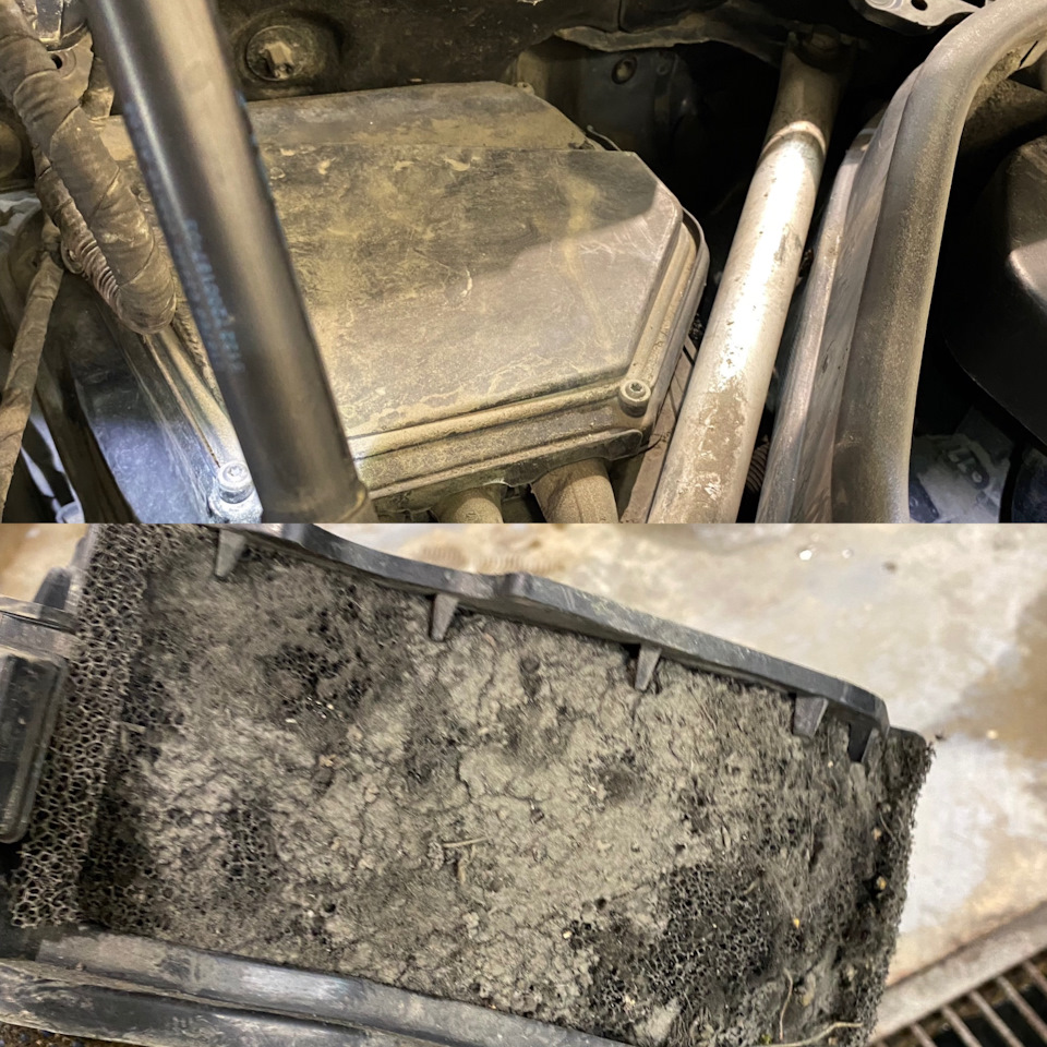 16. Продувка фильтра грубой очистки (салона)🦾 сделано🦾 — BMW 5 series ...