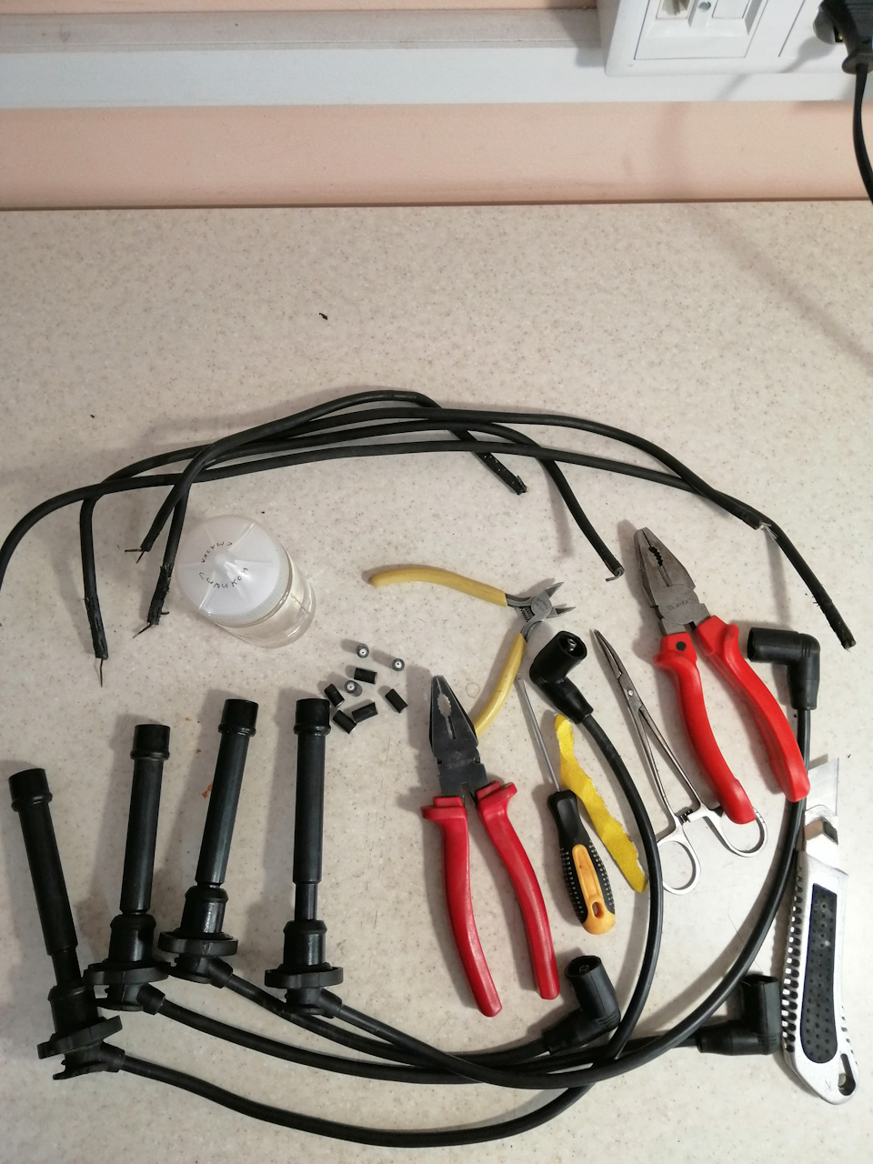 Замена высоковольтных проводов СВОИМИ РУКАМИ) — Geely CK, 1,5 л, 2008 ...