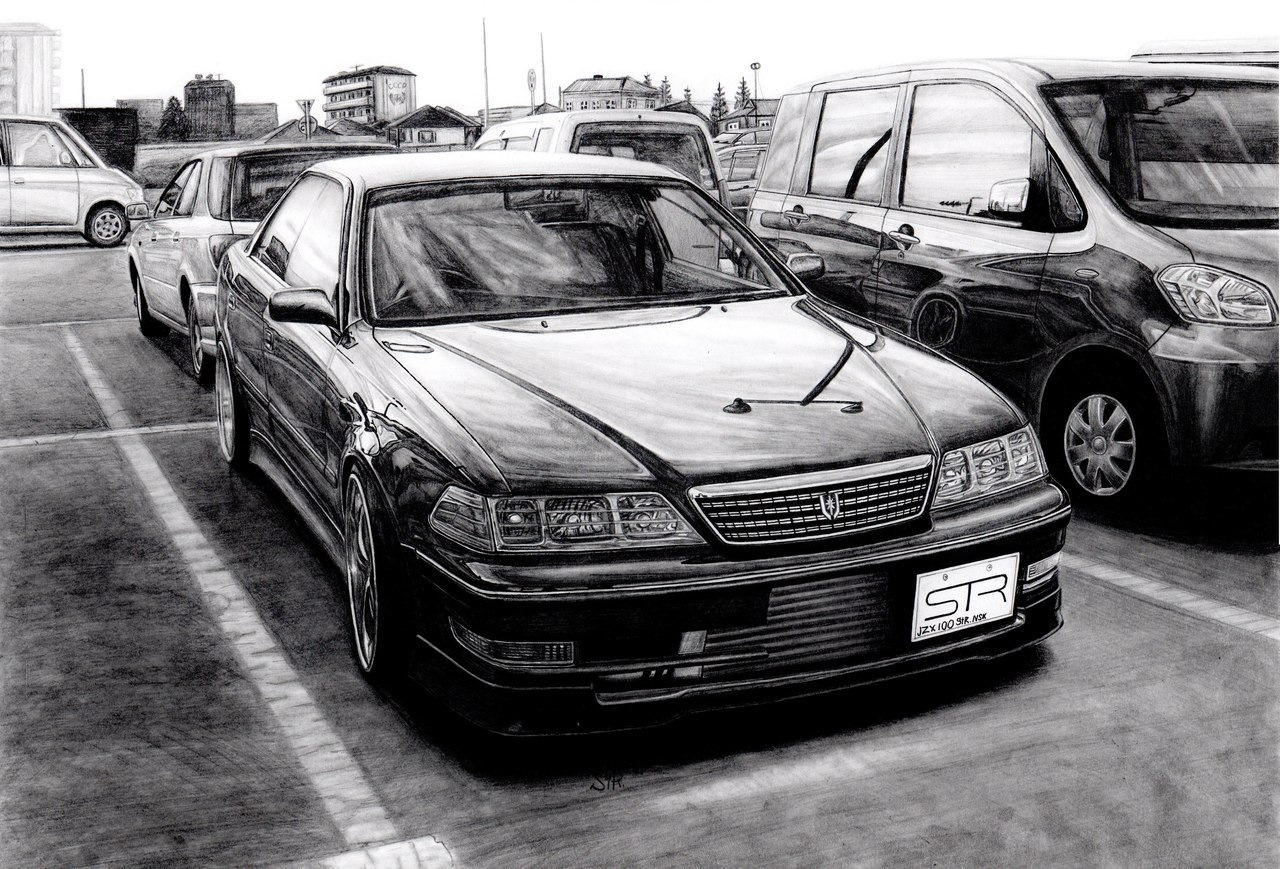 Toyota mark ii рисунок