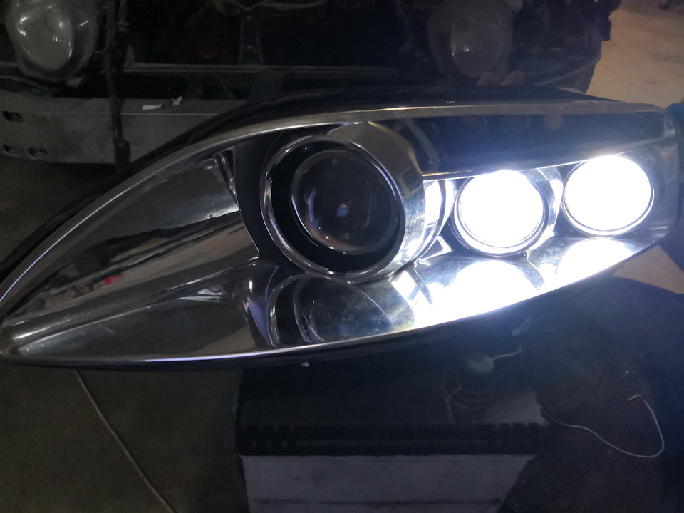 Установка bi-led линз в фару — тюнинг слепых фар))) — Toyota Soarer (3G ...
