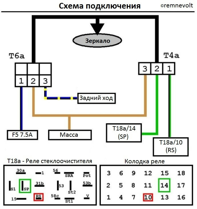 Схема подключения датчика дождя приора