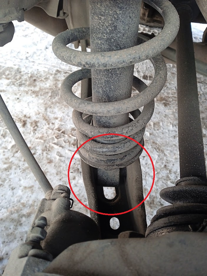 Амортизаторы — Toyota Mark II (110), 2 л, 2001 года | визит на сервис ...