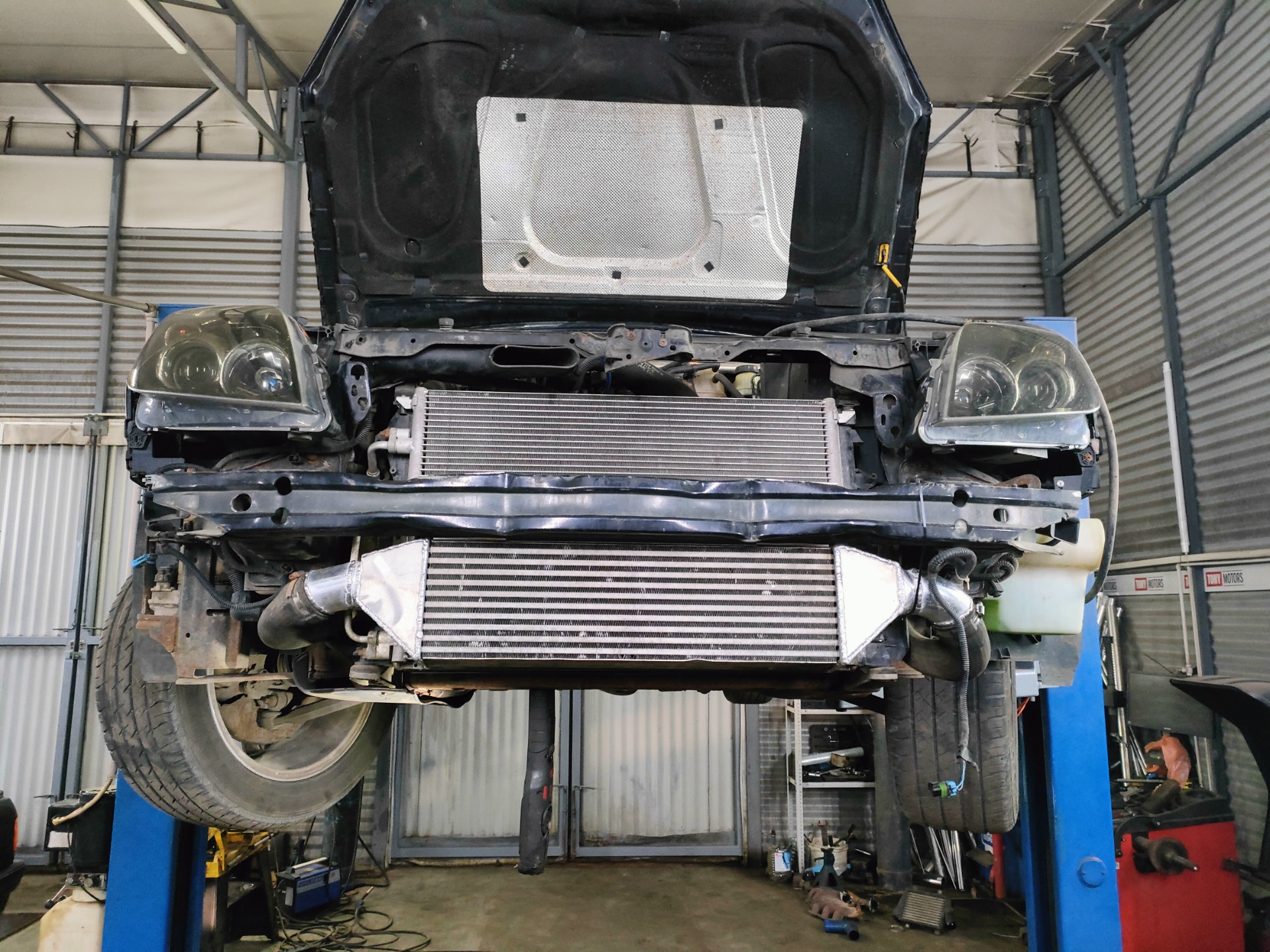 Интеркулер — Opel Vectra C, 2 л, 2006 года | своими руками | DRIVE2