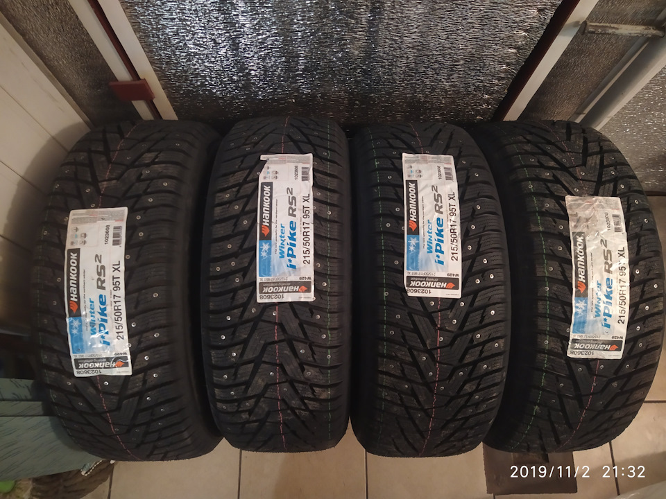 (264) — Зимняя резина Hankook Winter i*Pike RS2 W429 R17 215/50 95T XL ...