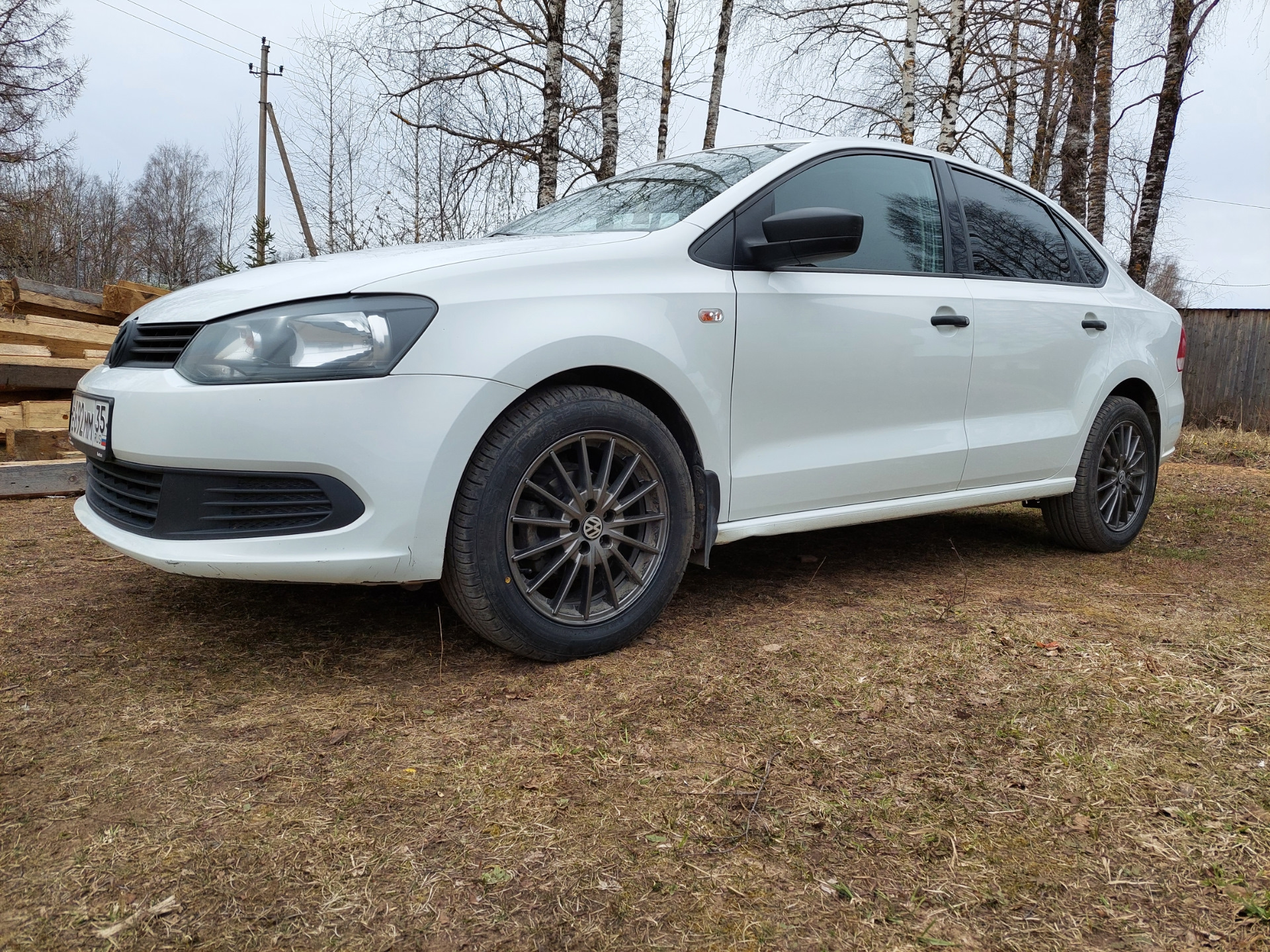 Диски на vw polo — Volkswagen Polo Sedan, 1,6 л, 2014 года | колёсные ...
