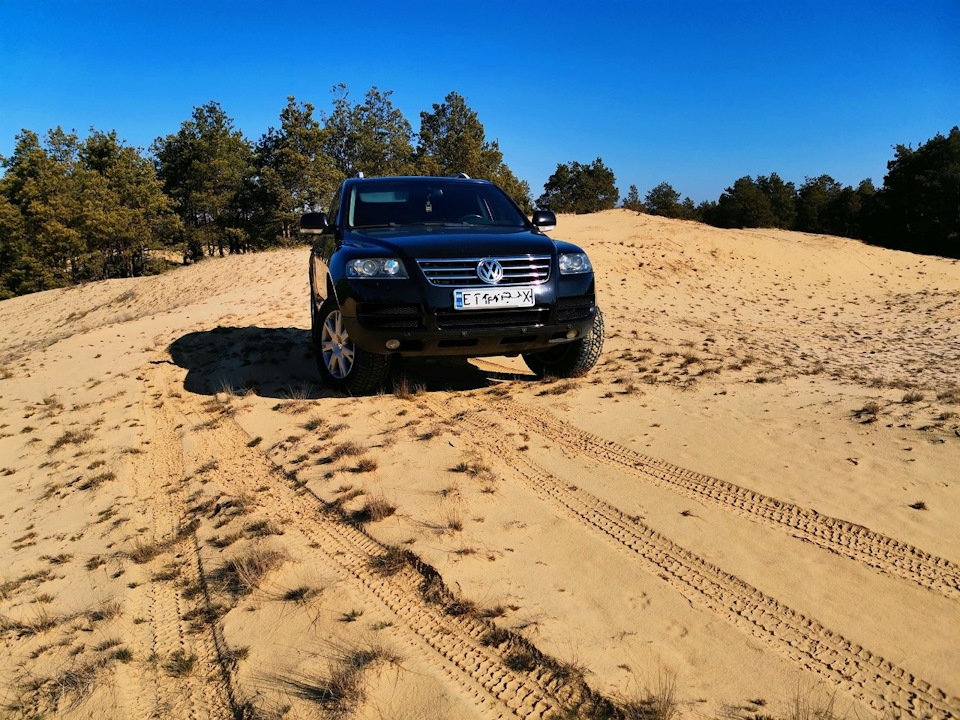 Туарег в песках, или для чего я купил А/Т резину. — Volkswagen Touareg ...