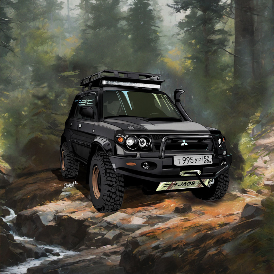 Mitsubishi Pajero в лесах — DRIVE2