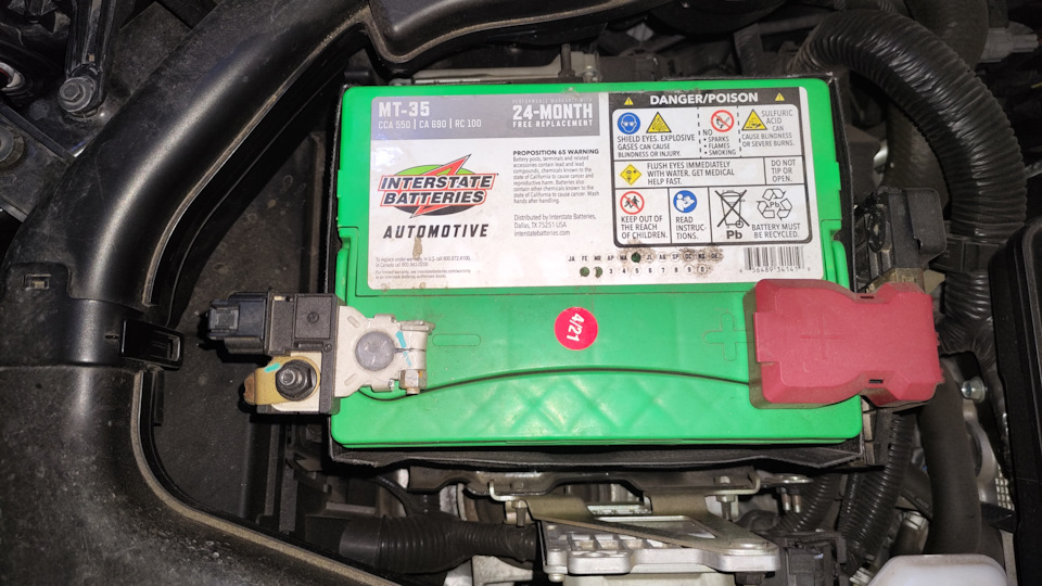 21. Состояние аккумулятора и варианты замены. — Nissan Rogue (2G), 2,5 ...