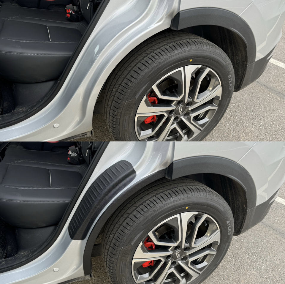 Защита задних арок — Chery Tiggo 7 Pro Max, 1,6 л, 2024 года ...