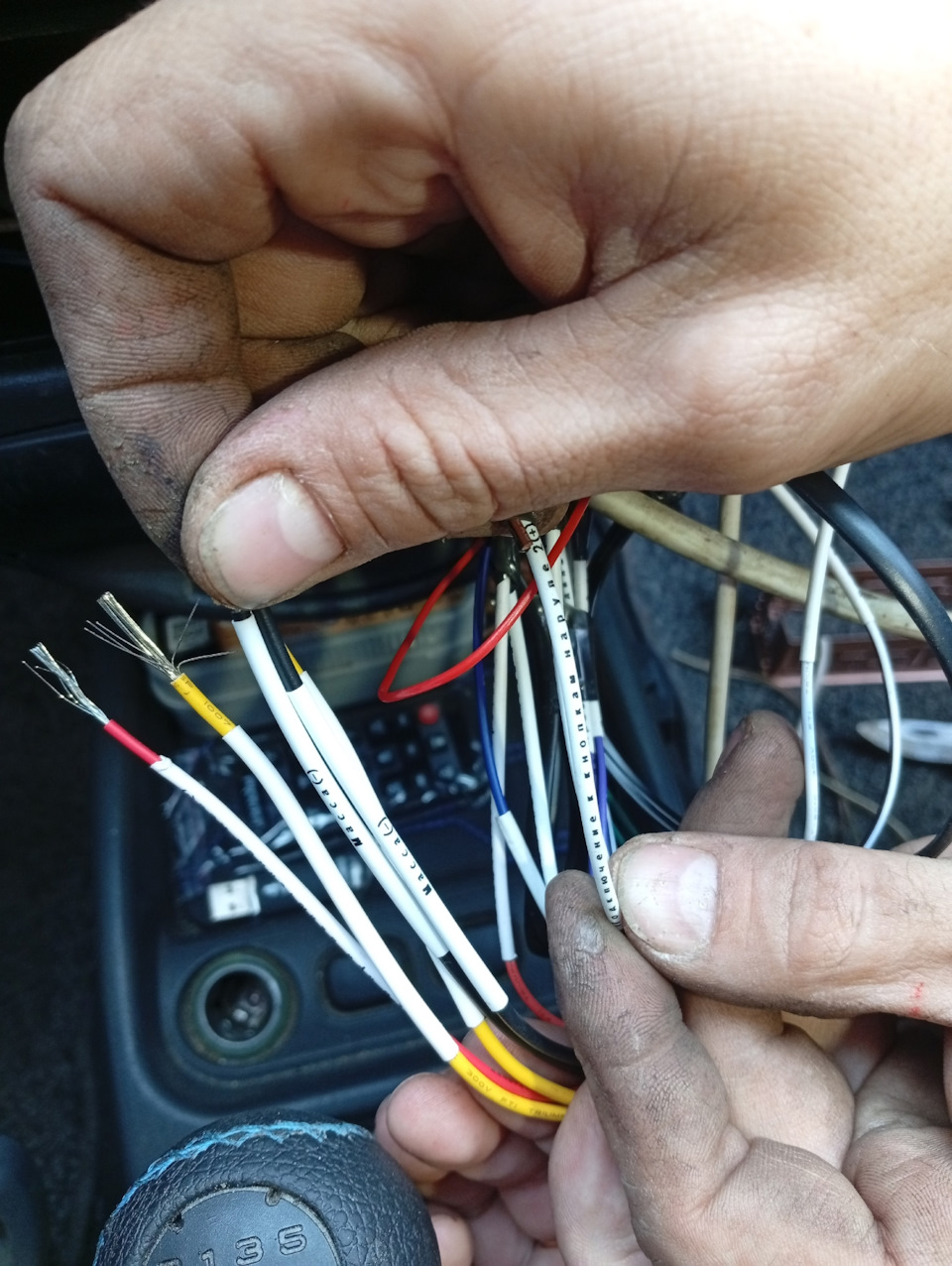 Каждый провод подписан! — Lada Калина Универсал (1G)