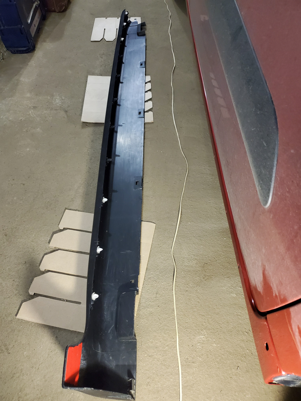 Основная накладка. — Peugeot Partner Tepee