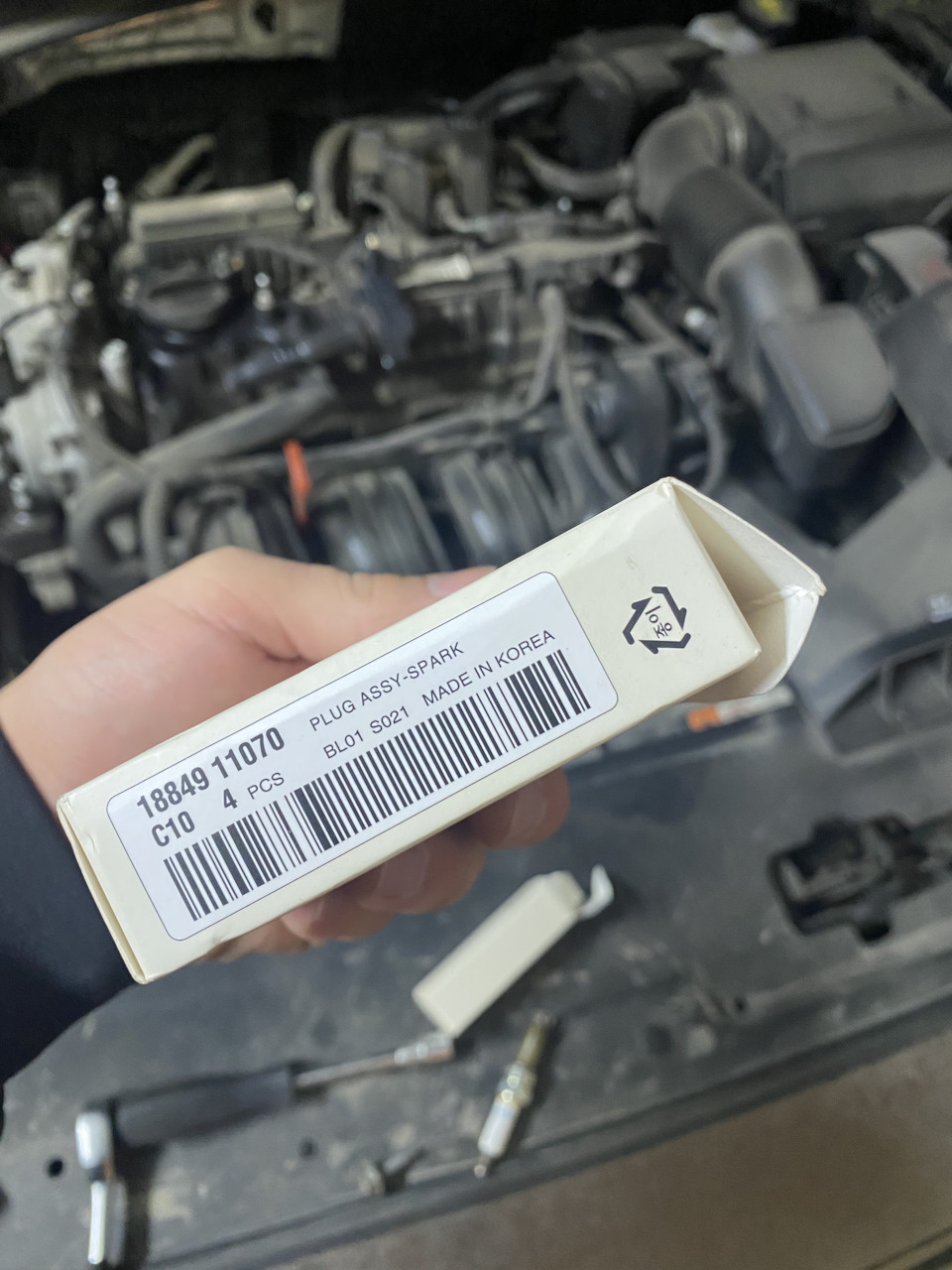 1884911070 Свечи зажигания KIA HYUNDAI | Запчасти на DRIVE2