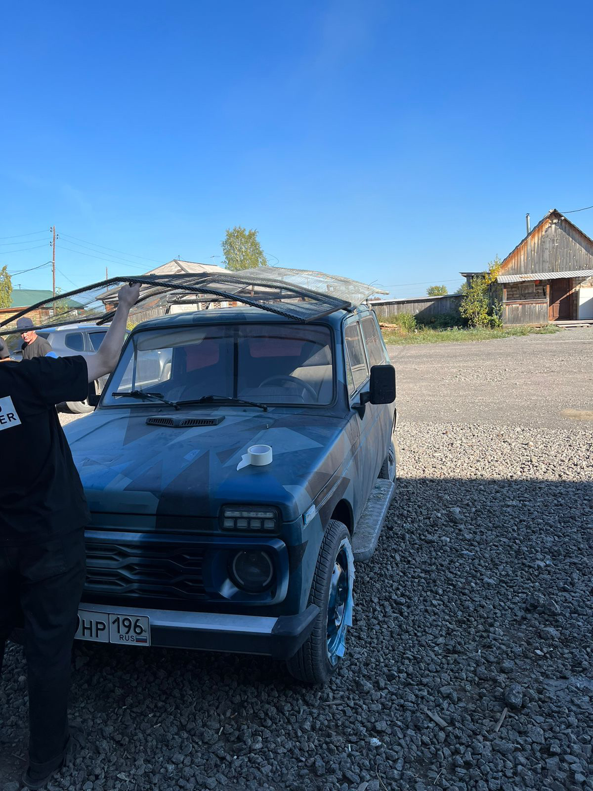 Антидроновая сетка — Lada 4x4 3D, 1,7 л, 1997 года | визит на сервис ...