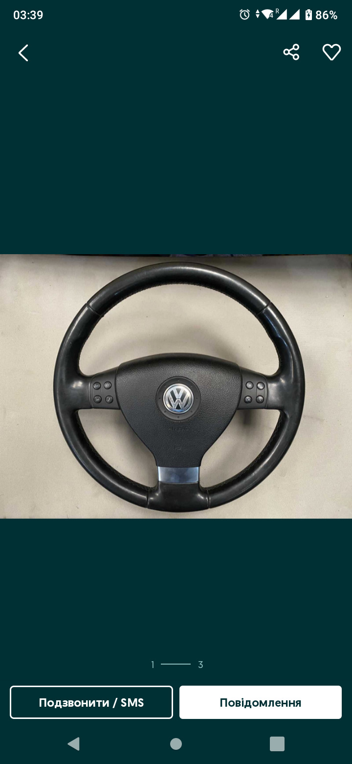 Шукаю руль для заміни! — Volkswagen Golf Mk4, 1,4 л, 2000 года ...