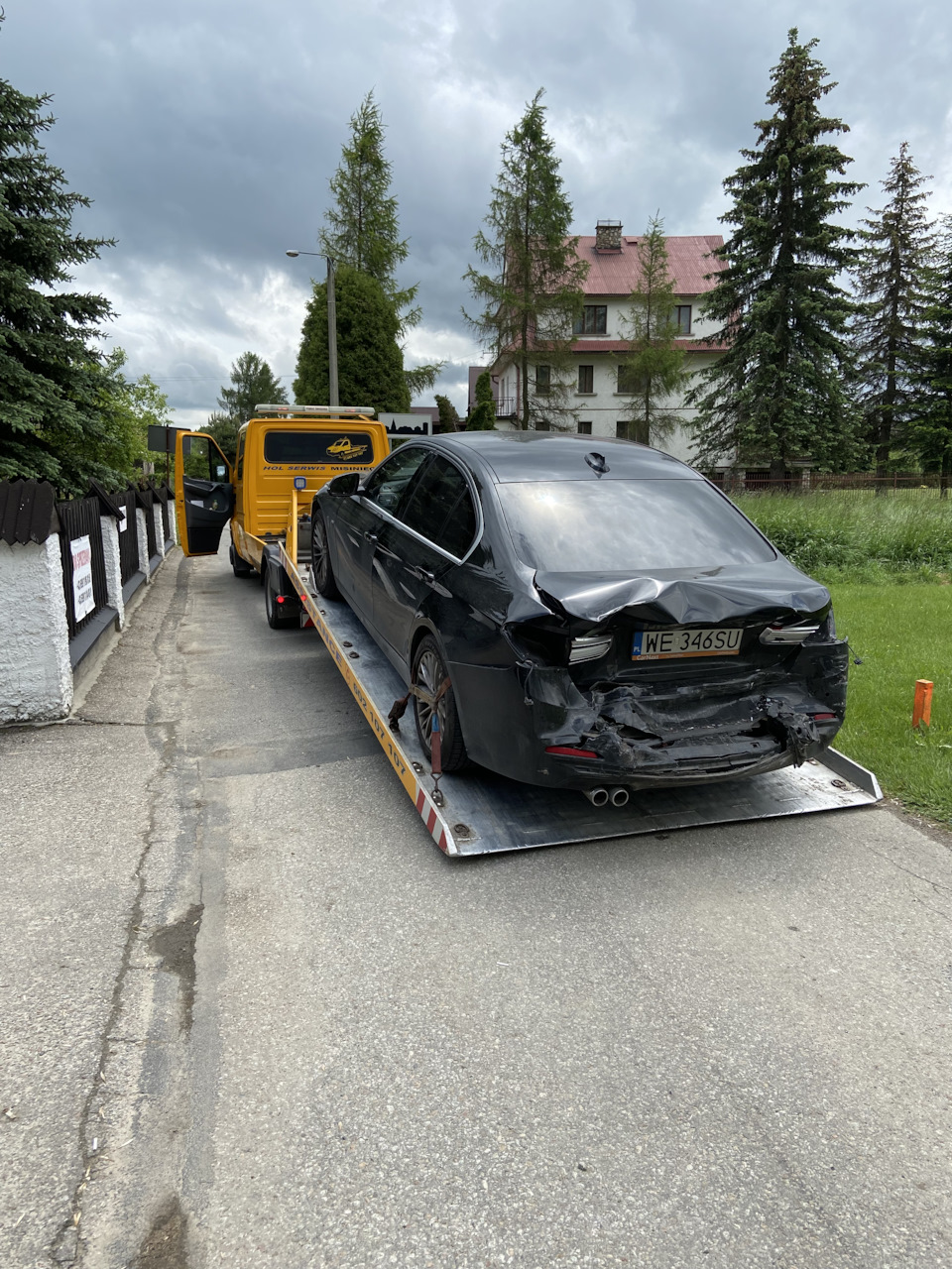 Опыт ДТП в Польше, часть первая — BMW 3 series (F30), 2 л, 2018 года | ДТП  | DRIVE2