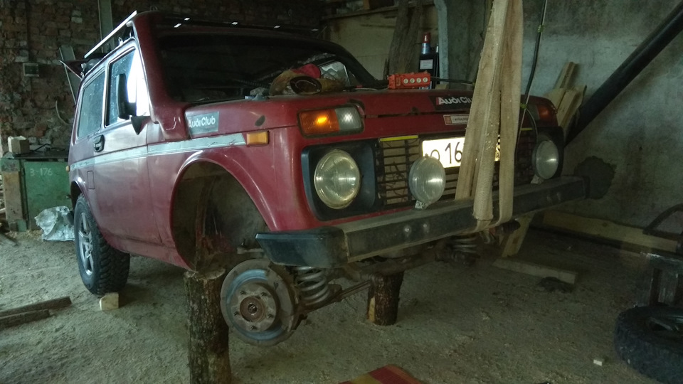 Большой ребилд нивы — часть 1 — замена балки, установка СРПМ, заварка в ...