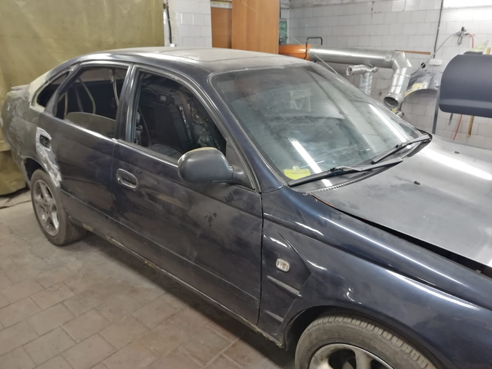 Подготовительные к покраске… — Toyota Carina E, 2 л, 1992 года ...