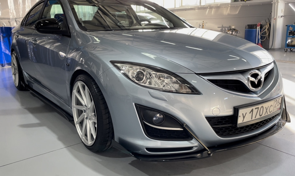 Сплиттер передний на Mazda 6 (2G) GH. Б/у | 15 000 ₽ в городе ...