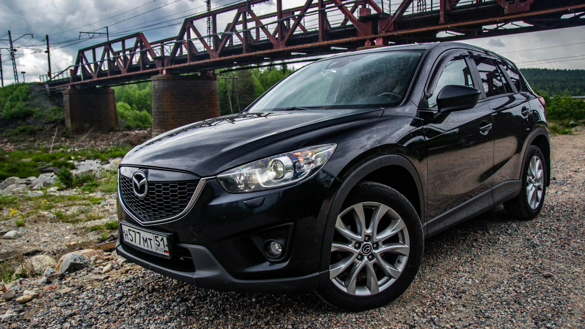 Mazda CX-5 (1G) 2.5 бензиновый 2014 | 2.5 черный металлик на DRIVE2