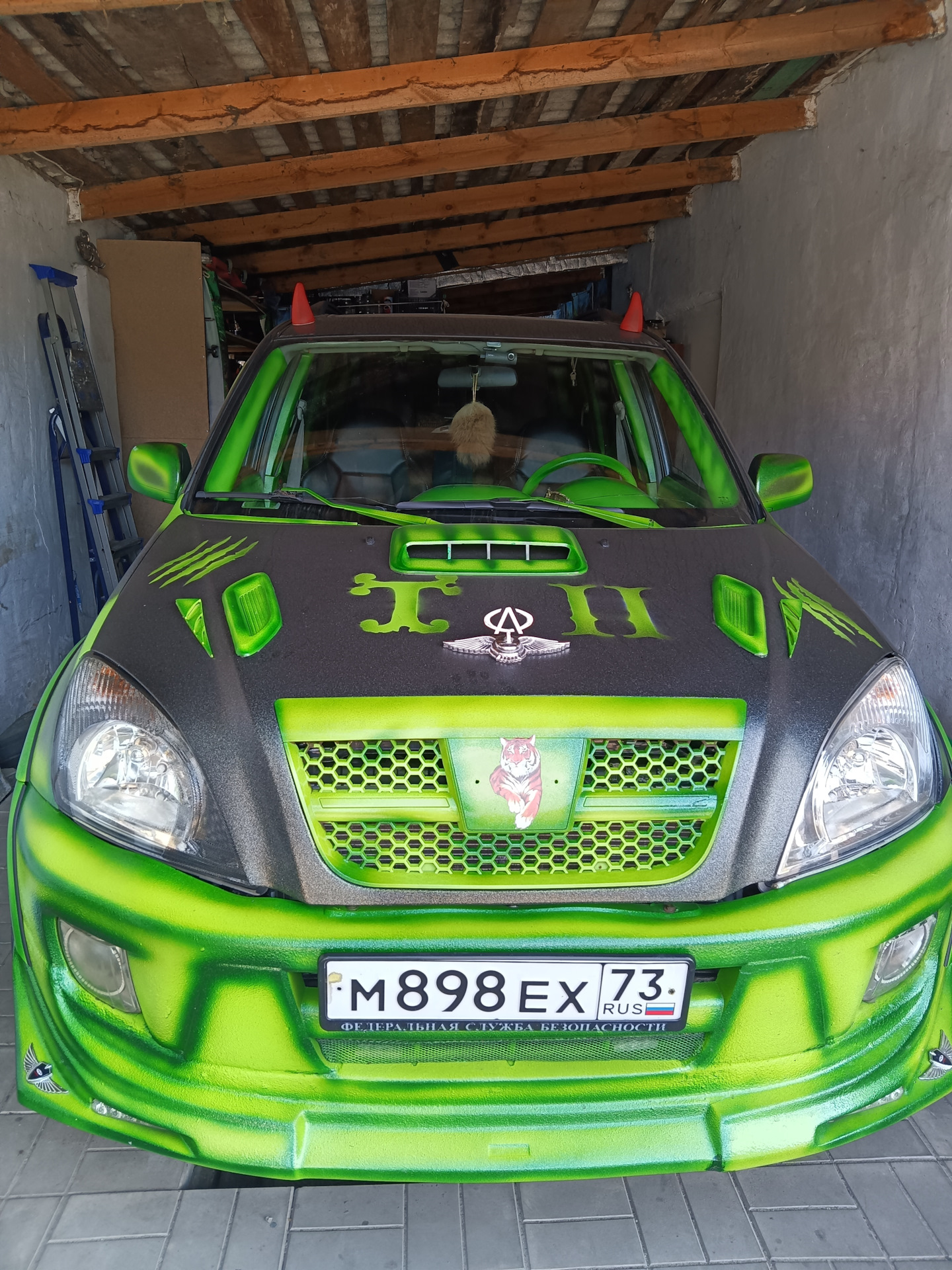 Фары Чери Тигго т11 тюнинг — Chery Tiggo 1, 1,8 л, 2008 года | тюнинг ...