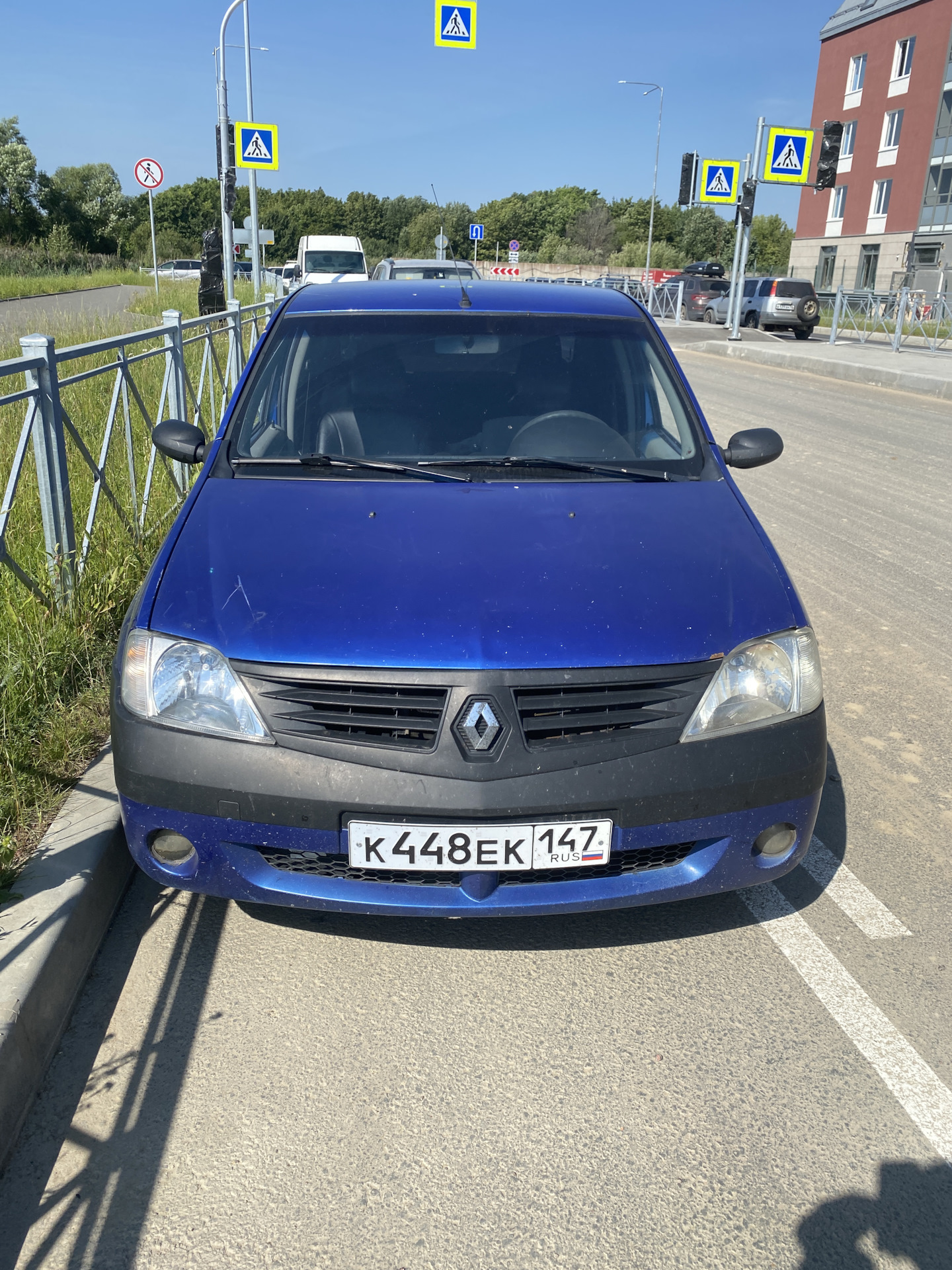 Ставим сток фары, вместо колхоз-тюнинга — Renault Logan (1G), 1,6 л ...