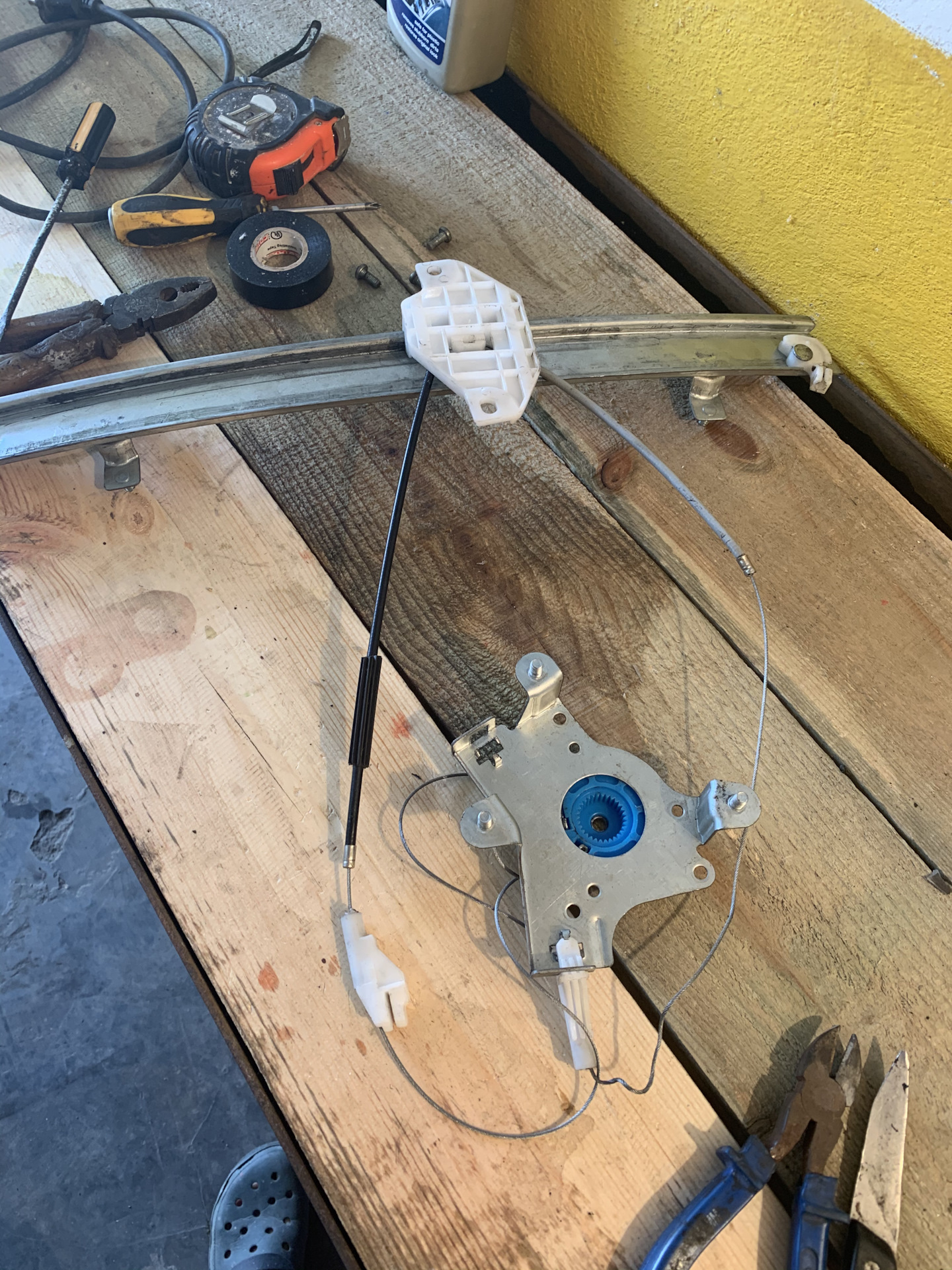 Восстановление отражателя в заднем фонаре+ новая трапеция ЭСП — Daewoo ...