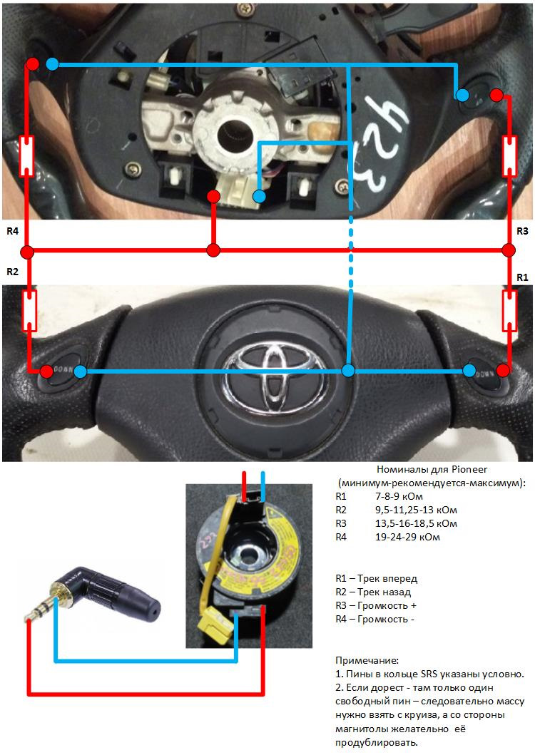 Схема подключения ГУ к кнопкам руля shift. — Lexus GS (JZS160), 3 л, 1999  года | автозвук | DRIVE2